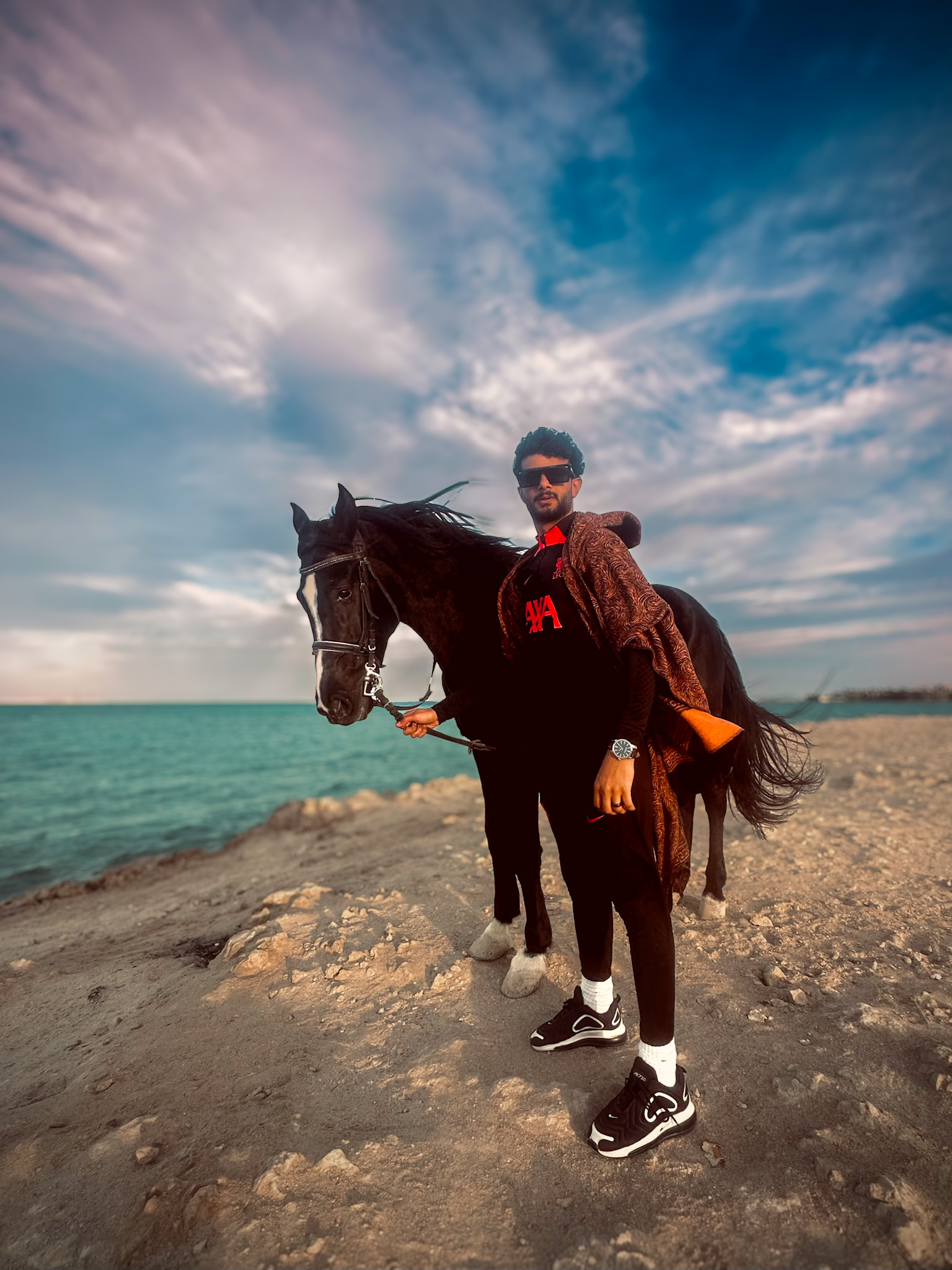 Horse Riding And Swimming