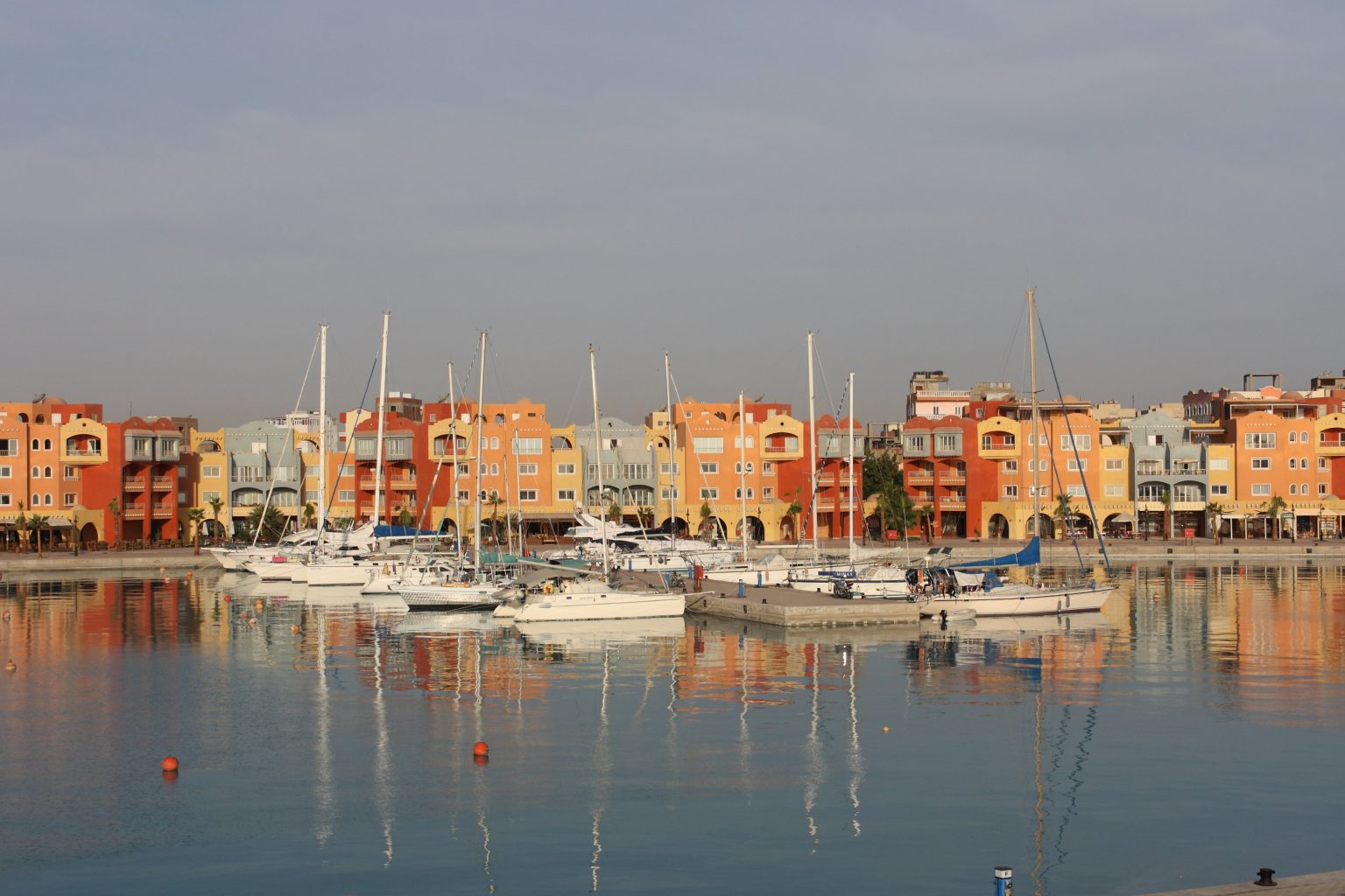 Morning at Hurghada Marina